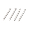 Tarnish Resistant 304 Stainless Steel Pendants, Cuboid, Stainless Steel Color, 23x3x1.5mm, Hole: 1.6mm