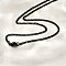 304 Stainless Steel Curb Chain Necklaces, with Lobster Claw Clasp, Electrophoresis Black, 21.65 inch(55cm)