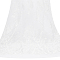 Branch Pattern Polyester Mesh Fabric, Clothing Accessories, White, 120~130cm, about 1yard/pc