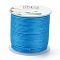 Polyester Braided Cords, for Jewelry Making Beading Crafting, Cornflower Blue, 1.5mm, about 21.87 yards(20m)/roll
