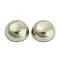 Natural Pyrite Cabochons, Half Round/Dome, 8x4mm