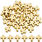 1 Box 40pcs Gold Cross Beads Alloy Cross Beads Metal Spacer Antique Golden Tibetan Crucifix Loose Easter Bead Bulk for Jewelry Making Supplies Crafts Women DIY Decoration Bracelets Crafts