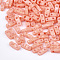 2-Hole Baking Paint Glass Seed Beads, Rectangle, Light Salmon, 4.5~5x2x1~1.5mm, Hole: 0.5~0.8mm