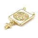 Стойки обшивки латунь кулон KK-H456-01G-2