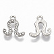 Подвески сплава Rhinestone PALLOY-S098-JN936-1-1