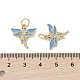 Латунные микро проложить кубического циркония подвески KK-L209-075G-02-3