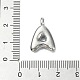 Подвески-алфавиты из нержавеющей стали 304 STAS-U033-02P-4