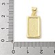 Латунные микро проложить кубического циркония подвески KK-P294-25G-3