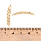 Латунные подвески из прозрачного кубического циркония KK-S376-05G-3