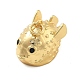 Латунные микро проложить кубического циркония подвески KK-L209-090G-1