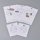 Картонных карт дисплей ювелирных изделий CDIS-H002-01-1