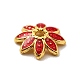 Многолепестковые колпачки из эмали из сплава FIND-G029-02G-05-3