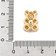 Латунные микро проложить кубического циркония слайд подвески ZIRC-I068-01G-4