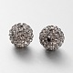 Pave disco бусины RB-Q195-8mm-215-2