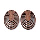 Подвески из орехового дерева WOOD-Q051-04F-1