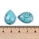 Окрашенные синтетические бирюзовые кабошоны G-H094-01A-24-3