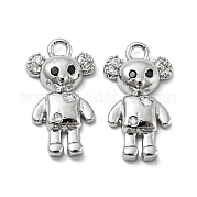 Латунные микро проложить кубического циркония подвески KK-H460-02P