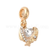 Подвеска из сплава с кристаллами и стразами в европейском стиле PALLOY-S189-36G