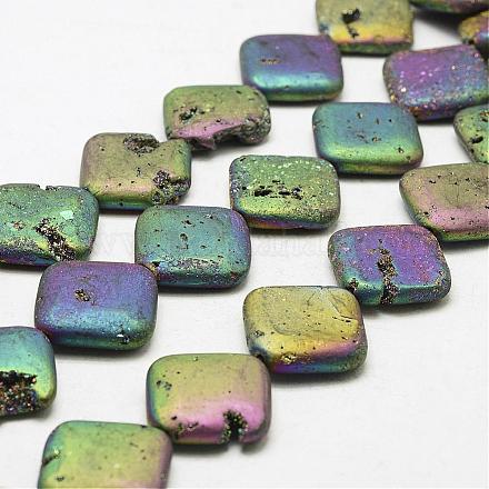Гальванические природные друзы геод G-N0252-30x30mm-01-1