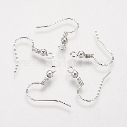 Латунные крючки для сережек X-KK-Q261-4-NF-1