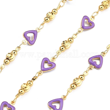 Латунные сердечные цепи KK-D368-03G-G-1