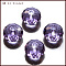 K9 Glass, Imitation Austrian Crystal Beads, Grade AAA, Faceted, Rondelle, Lilac, 8x5.5mm, Hole: 0.9~1mm