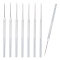 8Pcs Polymer Clay Sculpture Tool, Carving Craft Stainless Steel Needle Pottery Tools, Stainless Steel Color, 15.5x0.65cm, Pin: 1.6mm