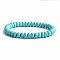 Turquoise Bracelet with Elastic Rope Bracelet, Male and Female Lovers Best Friend, Bead: 6mm