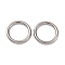 201 Stainless Steel Jump Rings, Stainless Steel Color, 16x2mm, Inner Diameter: 12mm