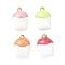 304 Stainless Steel Enamel Pendants, Cake, Ion Plating(IP), Mixed Color, 18.5x13x10mm, Hole: 1.5mm