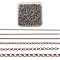 Steel Rolo Chain for Necklace, with Lobster Claw Clasps, Stainless Steel Color, 6x2mm, 19.9 inch(50.5cm), 6strands/box