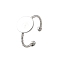 304 Stainless Steel Cuff Ring Components, Plain Pad Ring Settings, Flat Round, Stainless Steel Color, Round: 10mm, Inner Diameter: Adjustable