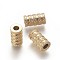 304 Stainless Steel beads, Column, Golden, 11x6mm, Hole: 3mm