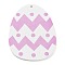 Easter Theme Single Face Printed Wood Pendants, Easter Charms, Egg, 79.5x59x2.5mm, Hole: 3mm