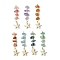 Gemtosne Pendants, with Synthetical Turquoise, Starfish, 55mm, 7pcs/set