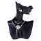 High End Resin Side Body Model Portrait Jewelry Stand, for Creative Jewelry Stand Jewelry Organizer Display Rack, Black, 13x7x18cm