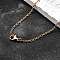 304 Stainless Steel Cable Chain Necklace Making, with Lobster Claw Clasps, PVD Vacuum Plating, Rose Gold, 17.7 inch(45cm), 2mm