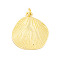 Rack Plating Brass Pendants, Cadmium Free & Lead Free, Long-Lasting Plated, Leaf, Real 18K Gold Plated, 22x20.5x2mm, Hole: 3mm