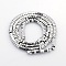 Pentagon Electroplate Non-magnetic Synthetic Hematite Beads Strands, Platinum Plated, 3x2mm, Hole: 1mm, about 210pcs/strand, 15.8 inch