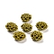 Synthetic Coral 3D Flower Rose Beads, Dyed, Dark Olive Green, 10x5mm, Hole: 1.5mm