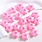 Star Shape Plastic Beads, Hot Pink, Pig, 21mm