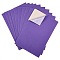 Jewelry Flocking Cloth, Self-adhesive Fabric, Blue Violet, 40x28.9~29cm