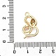 Латунные микро проложить кубического циркония подвески KK-B147-06B-G-3
