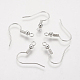 Латунные крючки для сережек X-KK-Q261-4-NF-1