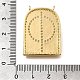 Латунные микро проложить кубического циркония подвески KK-Z125-23A-G-3