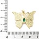 Подвески из латуни из натуральных ракушек KK-L239-032G-3