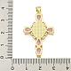 Подвески из кубического циркония с покрытием из латуни KK-U029-01G-02-3