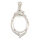Сеттинги Серебряный кулон кабошон 925 стерлингов STER-B005-15P-1