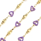 Латунные сердечные цепи KK-D368-03G-G-1
