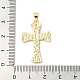 Подвески из латуни с покрытием из эпоксидной смолы KK-K380-06G-01-3